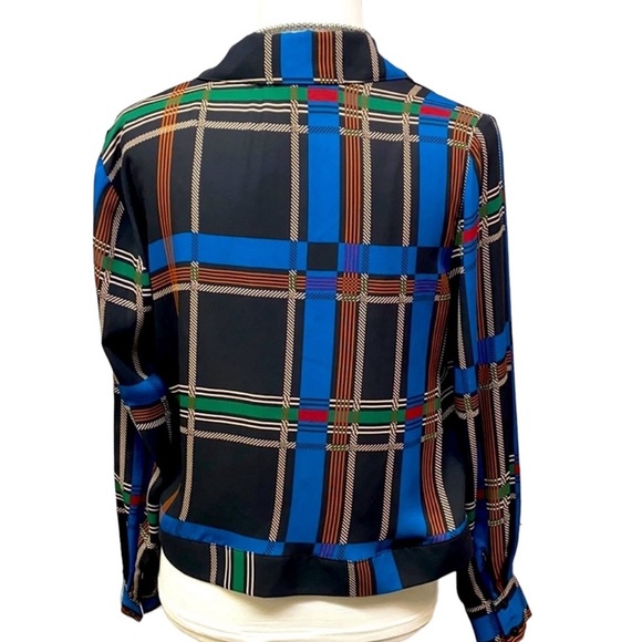 The Limited Multi Colored Surplice Wrap Blouse - Picture 4 of 5